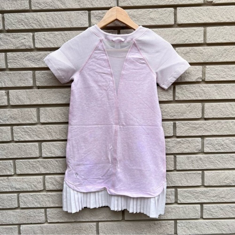 Ivivva Pink Mesh and Pleated Tennis Dress Sz 10 - Picture 5 of 9